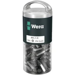 Wera 851/1 Z DIY 100 Bits, PH 2 x 25 mm, 100-teilig - 05072441001