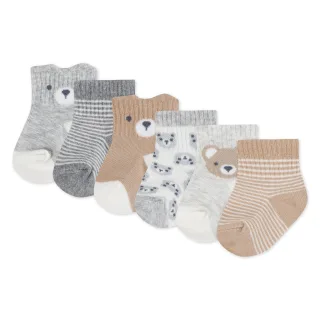 HUGGIES babywear Socken "HGHB 6PK SOCK" Packung, 6 Paar tlg. mit Stickereien