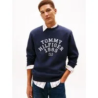 Tommy Hilfiger Sweatshirt HILFIGER ARCH normale Passform, kontrastfarbener Print, Rundhals