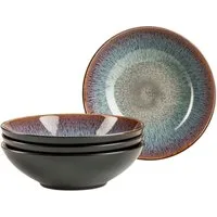 MÄSER Suppenteller TEONA, Teller Set, Steinzeug, (4 St)