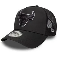 New Era Baseball Cap Chicago Bulls New Era NBA Outline 9Forty E-Frame Trucker Cap Dunkelgra (1-St)