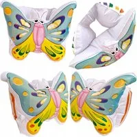 Festivalartikel Schwimmflügel Bunte Schwimmflügel für Kinder - Perfekt für Pool & Strand, 18cm