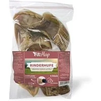 cdVet Fit-Hap Rinderhufe (5Stk), Snack für: Hunde, Regelmäßiger Kauspaß beugt Plaque und Zahnstein vor