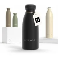 LARS NYSØM Thermoflasche Ren, Isolierflasche mit Vakuum Isolierung: 12h heiß / 24h kühl