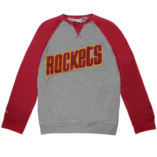 Mitchell & Ness Houston Rockets NBA Turf Fleece Crew Herren -Pullover