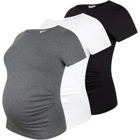 M.M.C. Umstandsshirt Basic Umstandsmode Kurzarm (3-tlg)