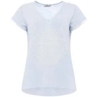 Zwillingsherz T-Shirt Damen T-Shirt Positive Mind in verschiedenen Farben Aufdruck Positive Mind