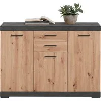 FMD Kommode Bristol 3, Mehrzweckschrank, in verschiedenen Tiefen, Breite: 120 cm