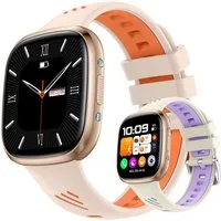 Forrlite Smartwatch Damen Herren, Touch Fitnessuhr mit Telefonfunktion Smartwatch (1,72 Zoll) Smart Watch Fitness Tracker Uhr mit Pulsmesser, Schlafmonitor Schrittzähler Musiksteuerung,Sportmodi, Aktivitätstracker, IP68 Wasserdicht Sportuhr für Gesch