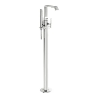 VitrA Suit Einhebel-Wannenfüll- und Brausearmatur Bodenmontage Höhe 93 cm Chrom,A42769 A42769