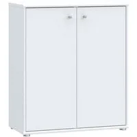 FORTE Kommode Tempra, Kommode, 2 große Türen, Höhe 85,5 cm, Breite 73,7 cm