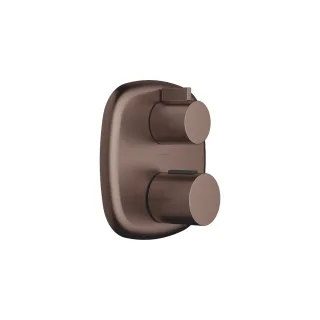 Dornbracht UP-Thermostat mit Dreiwege-Mengenregulierung COYA 36427404 Dark Bronze gebürstet,36427404 36427404-43