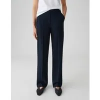 OPUS PANTS Stoffhose MACIE BROOK aus Jersey Twill Eleganter Fall mit Bügelfalten
