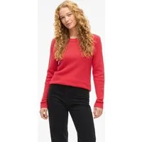 Vila Rundhalspullover VIDALO O-NECK L/S KNIT TOP- NOOS Baumwolle, regular fit