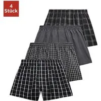 AUTHENTIC LE JOGGER Webboxer (Packung, 4-St) vier unterschiedliche Dessins