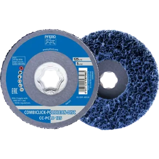 PFERD TOOLS COMBICLICK POLICLEAN PLUS Reinigungsvlies Ø 125x13 mm für grobe Reinigungsarbeiten - 44692276