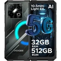 DOOGEE Blade GT Pro 5G Outdoor Smartphone mit LED Lichteffekte, Android Smartphone (6.72 Zoll, 512 GB Speicherplatz, 100 MP Kamera, 2TB TF LPDDR5, 6.72" FHD+120Hz/100MP+32MP/ Fingerabdruck/NFC)