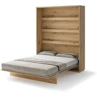 HAUSELEMENT Schrankbett 160 x 200 Vertikal LENART BED CONCEPT BC-12 Wandklappbett