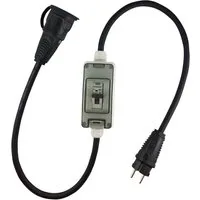 Schellcount Schalter mobiler FI-LS Schalter C10A mit Schuko Verbindungen