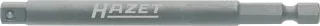 HAZET Schlag- Maschinenschrauber Adapter, Sechskant 6,3 (1/4 Zoll), Vierkant 6,3 mm (1/4 Zoll) - 8508S-4