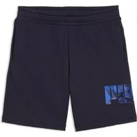 PUMA Trainingsshorts ESS LOGO LAB STORY 2 SHORTS TR B mit Eingrifftaschen, Regular Fit, sportlicher Stil, für Jugendliche