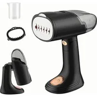 LA CUTE Reise-Dampfbügeleisen Vertikales Dampfbügeleisen 1500W mit Bürste & 130ml Tank Faltbar, 1500 W, Faltbar, 1500 W, 6-Düsen-Dampf, abnehmbarer Tank