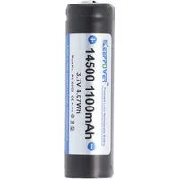 Keeppower Akku 14500 mit 3,7 Volt Spannung und 1100mAh Kapazität, Li-Ion-Akku P Akku 1100 mAh (3,7 V)