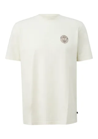 Q/S designed by - T-Shirt mit Druck weiß - Gr. - S