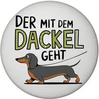 speecheese Magnet Pummeliger Dackel - Der mit dem Dackel Magnet