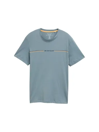 Tom Tailor - T-Shirt mit Print trooper green - Gr. - XXL