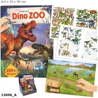Depesche Stickerbuch DEPESCHE Create your DINO ZOO Stickerbuch