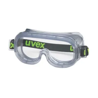uvex Vollsichtbrille 9305 anthrazit, lime transparent - 9305714