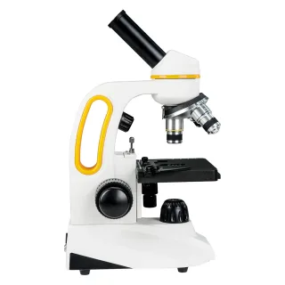 SM202 Monocular Microscope 40-2000X Magnification with Upgrade 25X Eyepiece Portable LED Light Design Include Mobile Pho