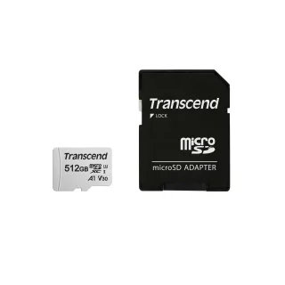 Transcend 300S | ts512gusd300s-a | Flash-Speicherkarte (Adapter