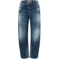 MAC 5-Pocket-Jeans MAC JEANS DANNI Barrel Fit Damenjeans Barrel Leg mit lockerem Sitz für moderne, entspannte Silhouette.