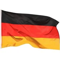 PHENO FLAGS Flagge Deutschland Flagge - Deutsche Fahne (Hissflagge für Fahnenmast), Inkl. 2 Messing Ösen
