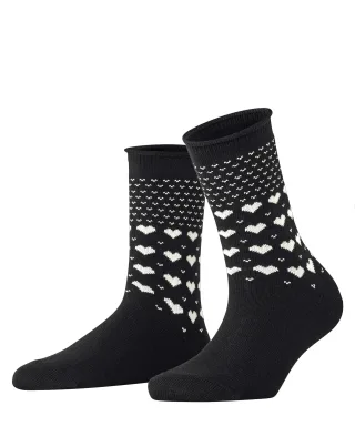 ESPRIT socks & tights - Esprit Warming Hearts Damen black - Gr. - 40.5