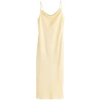Next Satinkleid Langes Satin-Brautjungfernkleid Rückenausschnitt (1-tlg)