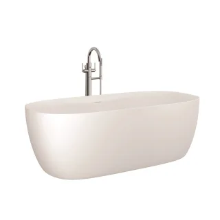 KLUDI-RESA S Badewanne 170 x 80 H56 cm Soft Edge Ablauf inklusive Mattweiß 53BF0153