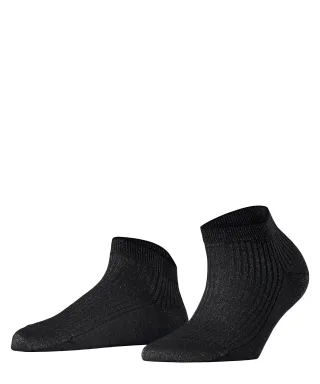 FALKE - FALKE Shiny Rib Damen black - Gr. - 40.5