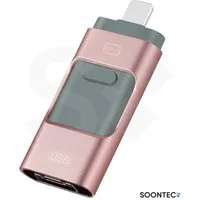 SOONTEC SOONTEC 3.0 USB-Stick 3 in 1 MICRO USB / USB / Lightning für iPhone USB-Stick (Lesegeschwindigkeit 80,00 MB/s)