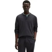 Marc O'Polo Langarmshirt aus geripptem Interlock-Jersey