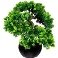 Kunstbonsai Bonsai Lärche Bonsai Lärche, Creativ green, Höhe 37 cm, im Keramiktopf