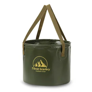 20L Collapsible Bucket Folding Large Capacity Leakproof Huge Loading Fishing Bucket Camping Water Bag Camping Supplies