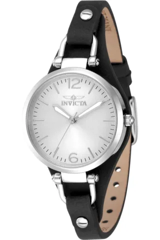 Invicta Wildflower 49588 Damenuhr - Quarzwerk - Edelstahl mit silbernem Zifferblatt - 32 mm