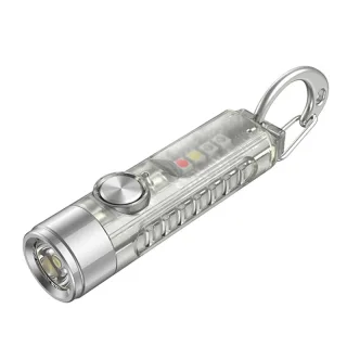 TUNGNE S11-2 400LM Mini Keychain Flashlight USB-C Rechargeable Small EDC Light IP66 Waterproof Magnetic Tail UV Light fo