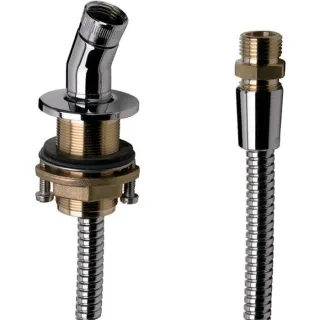 hansgrohe Wannenrand Brausehalter 28307000 Schlauch 2 m, DN15, chrom