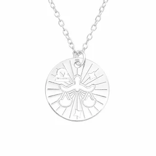 Waage Sternzeichen Ohrringe aus 925 Silber