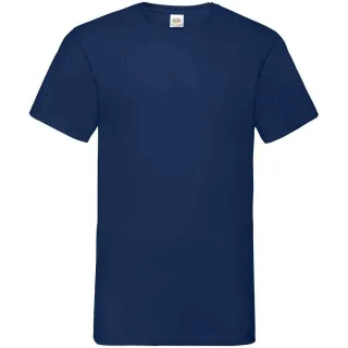 Fruit of the Loom - "Value" T-Shirt V-Ausschnitt für Herren (Marineblau)