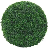 Kunstpflanze Deko Buchsbaum Künstlich Buchsbaumkugel Buchskugel 45 cm Kunstpflanze Buchsbaum, Decovego, Höhe 45 cm